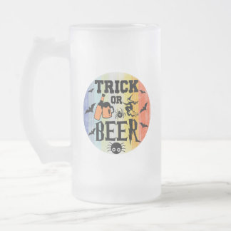 トリックまたはビール – ハロウィーン フロストグラスビールジョッキ