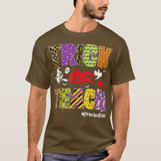 トリックまたは主教え要ライフハロウィーンカボチャSk Tシャツ