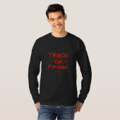トリックまたは固定ハロウィーン整備士怖いサービセマ Tシャツ (正面フル)