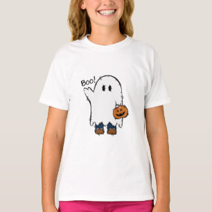 トリックまたは御馳走幽霊のTシャツ Tシャツ