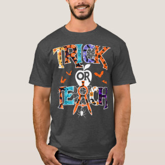 トリックまたは教えおもしろい先生ハロウィーンの衣装202 Tシャツ