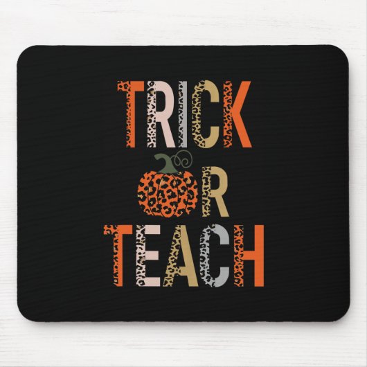 トリックまたは教えハロウィンスクール教室秋オート マウスパッド (正面)