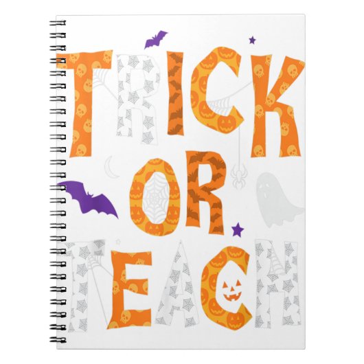 トリックまたは教え先生ハロウィン ノートブック (正面)