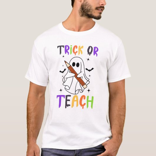 トリックまたは教え Tシャツ (正面)