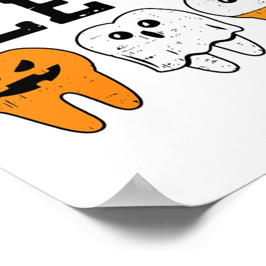 トリックまたは歯の歯科の歯医者ハロウィーンCos ポスター (角)