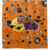 トリックまたは治療の準備 シャワーカーテン (正面)