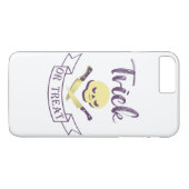 トリックまたは治療スカルクロスボーンハロウィーンリボンT Case-Mate iPhoneケース (裏面(横))