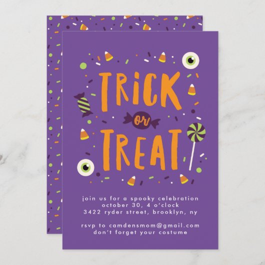 トリックまたは治療 (正面/裏面)