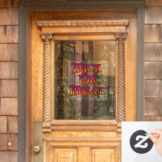 トリックまたは治療 ウィンドウサイン (ホームデコレーション)