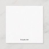 トリックまたは治療 エンクロージャーカード (裏面)