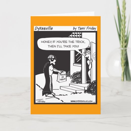 トリックまたは治療 カード (正面)