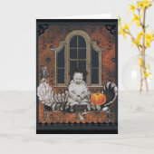 トリックまたは治療 カード (黄色い花)