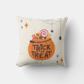 トリックまたは治療 クッション (正面)