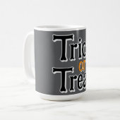 トリックまたは治療 コーヒーマグカップ (正面左)