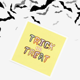 トリックまたは治療 スタンダードカクテルナプキン