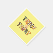 トリックまたは治療 スタンダードカクテルナプキン (角)