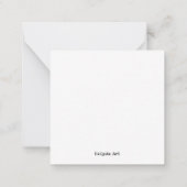 トリックまたは治療 ノートカード (裏面)