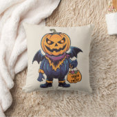 トリックまたは治療 | ハッピーハローウィン クッション (ブランケット)