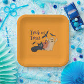 トリックまたは治療 ペーパープレート (パーティー)