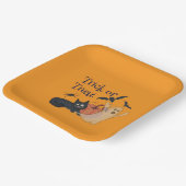 トリックまたは治療 ペーパープレート (傾斜あり)