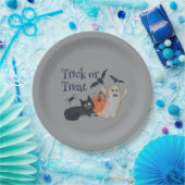 トリックまたは治療 ペーパープレート (パーティー)