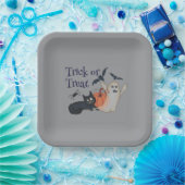 トリックまたは治療 ペーパープレート (パーティー)