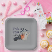 トリックまたは治療 ペーパープレート (パーティー)