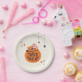 トリックまたは治療 ペーパープレート (パーティー)