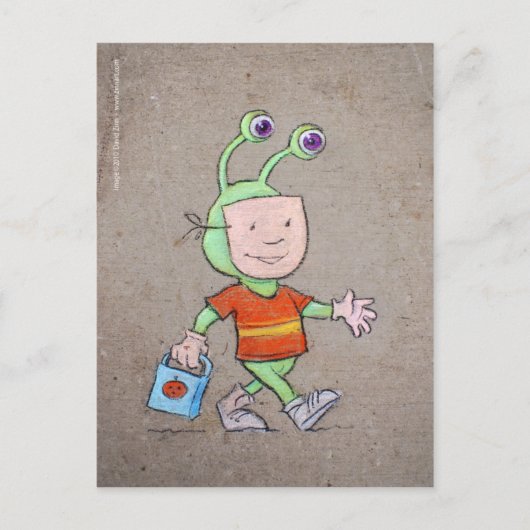 トリックまたは治療 ポストカード (正面)