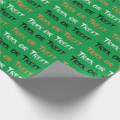 トリックまたは治療 ラッピングペーパー (角)