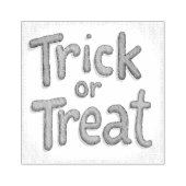 トリックまたは治療 ラバースタンプ (インプリント)