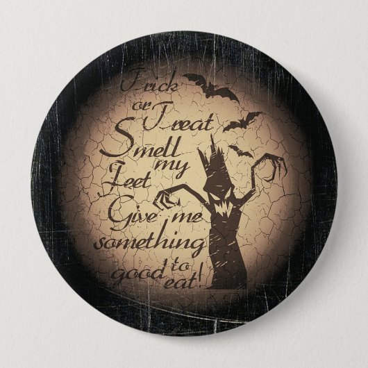 トリックまたは治療 缶バッジ (正面)