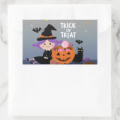 トリックまたは治療 長方形シール (バッグ)