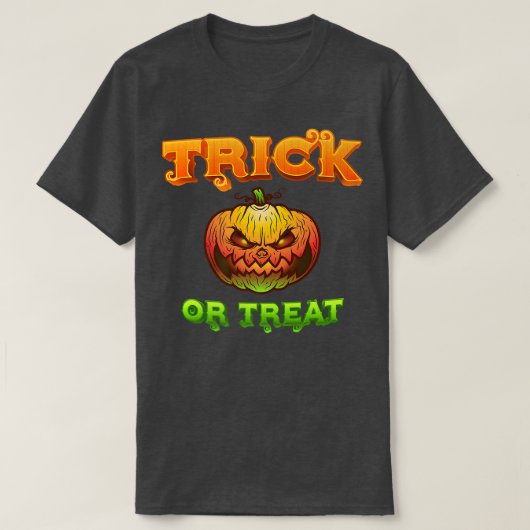 トリックまたは治療 Tシャツ (デザイン正面)