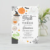 トリックまたは3ハロウィーン幽霊3日パーティー 招待状 (スタンド正面)