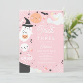 トリックまたは3ハロウィーン幽霊3日パーティー 招待状 (スタンド正面)