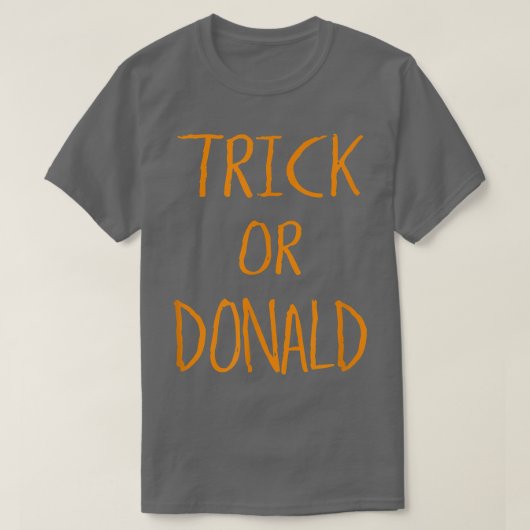 トリックまたはDONALDハロウィーン Tシャツ (デザイン正面)