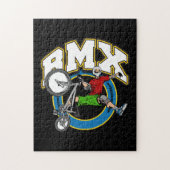 トリックを渡されるBMX 1 ジグソーパズル (縦)