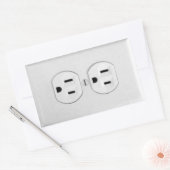 トリックアウトレット 長方形シール (封筒)