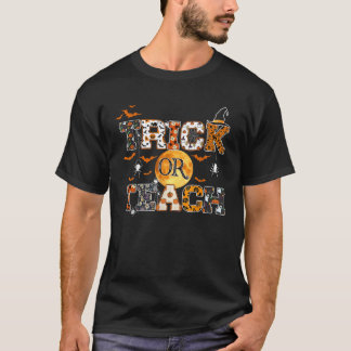 トリックア教え不気味先生ハロウィーンパンプキンウィー Tシャツ