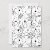 トリックオアトリートスパイダーハローウィンパーティ 招待状 (裏面)