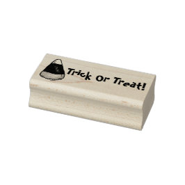 トリックオアトリートハッピーハローウィンキャンディーコーンスタンプ ラバースタンプ