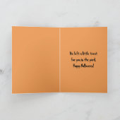 トリックオアトリートハッピーハローウィン犬 カード (内部)