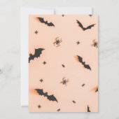 トリックオアトリートハロウィーンこうもり招待状 招待状 (裏面)