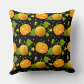 トリックオアトリートハロウィーンのカボチャのちょうちんハロウィーンカボチャ クッション (裏面)