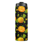 トリックオアトリートハロウィーンのカボチャのちょうちんハロウィーンカボチャ タンブラー (正面)