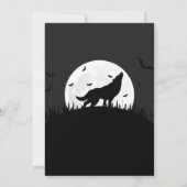 トリックオアトリートハロウィーン誕生日招待状 招待状 (裏面)