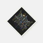 トリックオアトリートハロウィーン スタンダードカクテルナプキン (角)