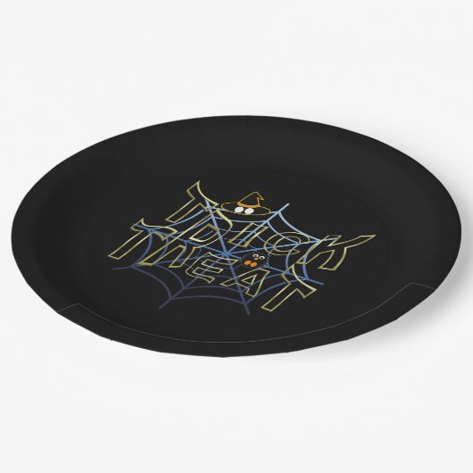 トリックオアトリートハロウィーン ペーパープレート (アングル)