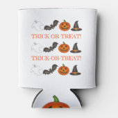 トリックオアトリートハローウィンパーティ幽霊ウィッチこうもり 缶クーラー (正面)